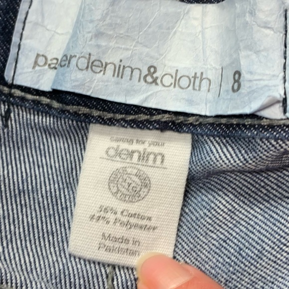 Paper Denim & Cloth Boys Dark Denim Adjustable Waist Straight Jeans size 8 - Picture 4 of 9